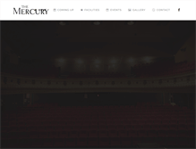 Tablet Screenshot of mercurytheatre.co.nz